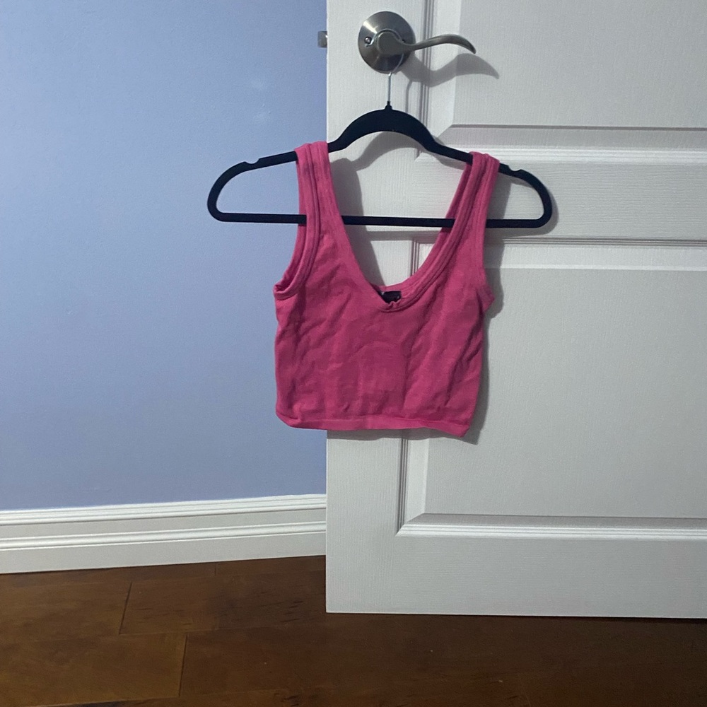 Pink Sleeveless Women's Top